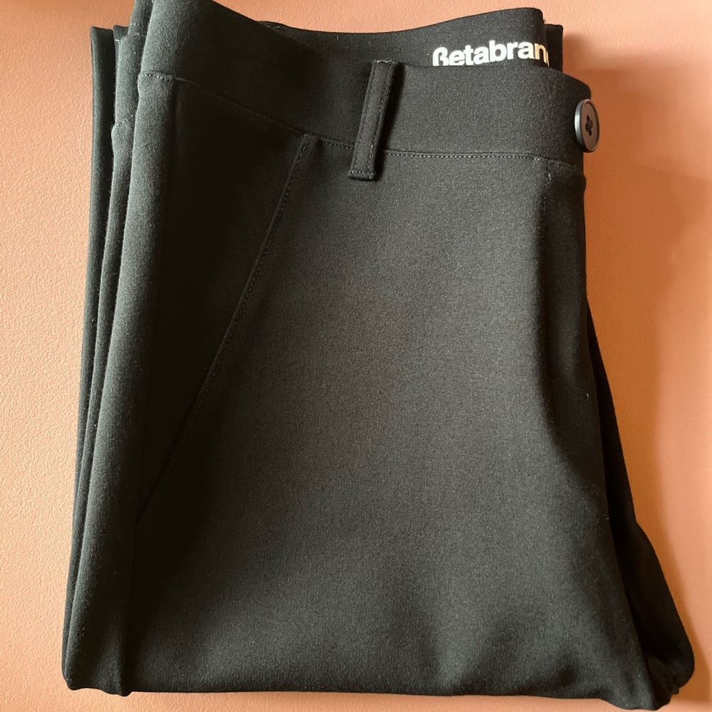 Betabrand Black Dress Pants Sleek Modern Design
